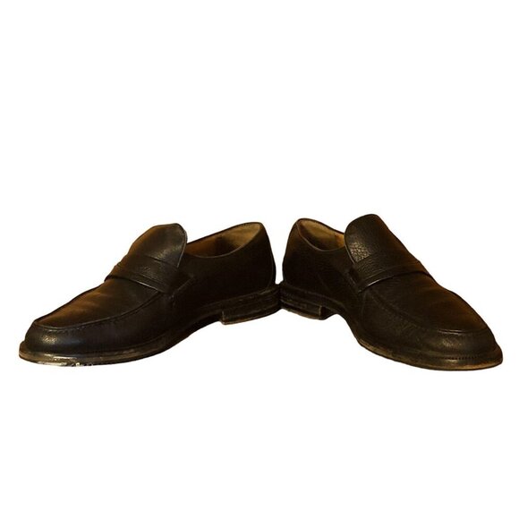 Moreschi Vintage Italian Leather Loafers Slip On Shoes size 9 main image 5
